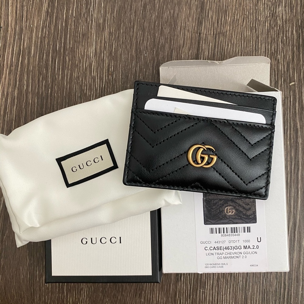 Gucci Matalasse Leather Card Case